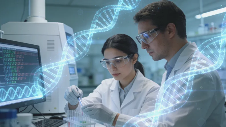 下一代测序（NGS）技术工作流程简图