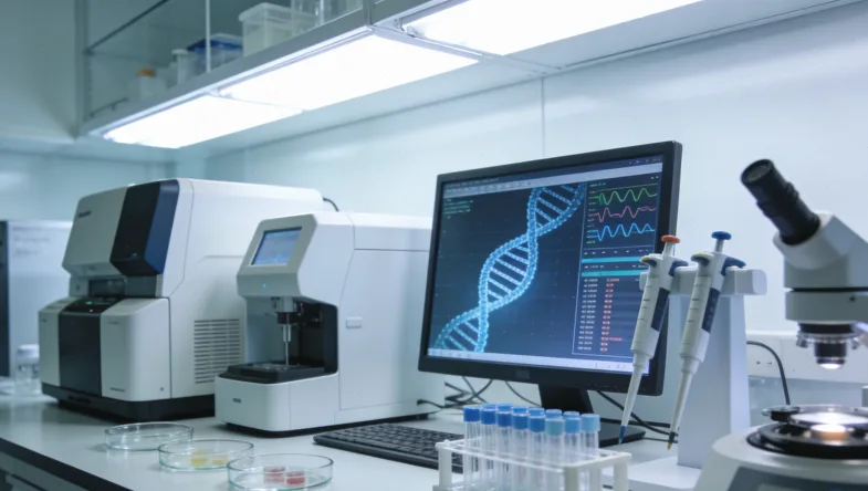 DNA双链断裂与同源重组修复示意图