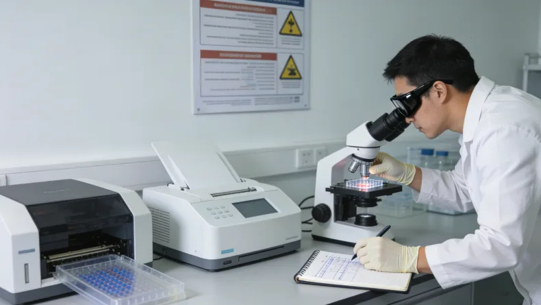 新鲜组织快速冷冻保存过程示意图