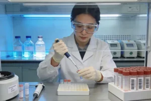 DNA双链断裂与同源重组修复示意图