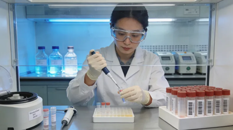 DNA双链断裂与同源重组修复示意图