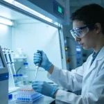 DNA双链断裂与同源重组修复示意图