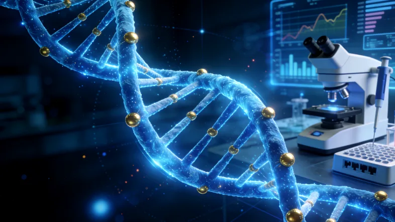 高质量DNA与降解DNA的电泳对比图