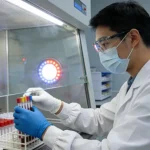 肿瘤组织样本处理与固定流程示意图