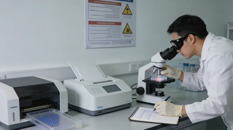 HRD检测报告示意图，突出评分结果