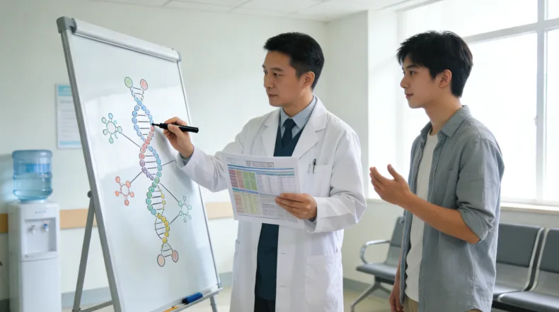 HRD导致DNA修复缺陷的生动卡通示意图