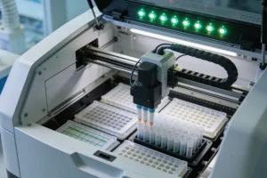 显微镜下胰腺癌肿瘤细胞与正常细胞对比图