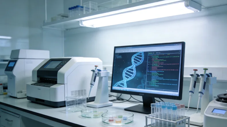不同种类止痛药（药盒）与DNA双螺旋结构对比示意图