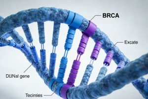 医生与肺癌患者沟通基因检测报告的场景