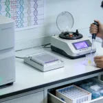 医生与肺癌患者面对面沟通病情的场景