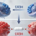 一位患者困惑地看着布满英文缩写的基因检测报告