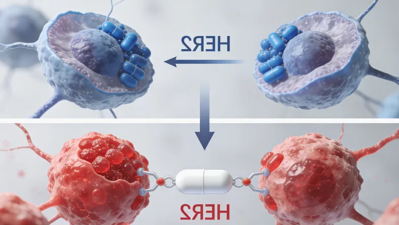 一位患者困惑地看着布满英文缩写的基因检测报告