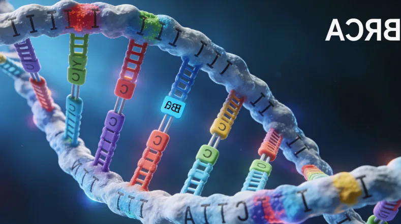 肺癌基因检测报告特写，突出“罕见突变”字样