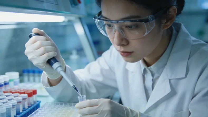 医生为患者解读甲胎蛋白（AFP）血液化验单