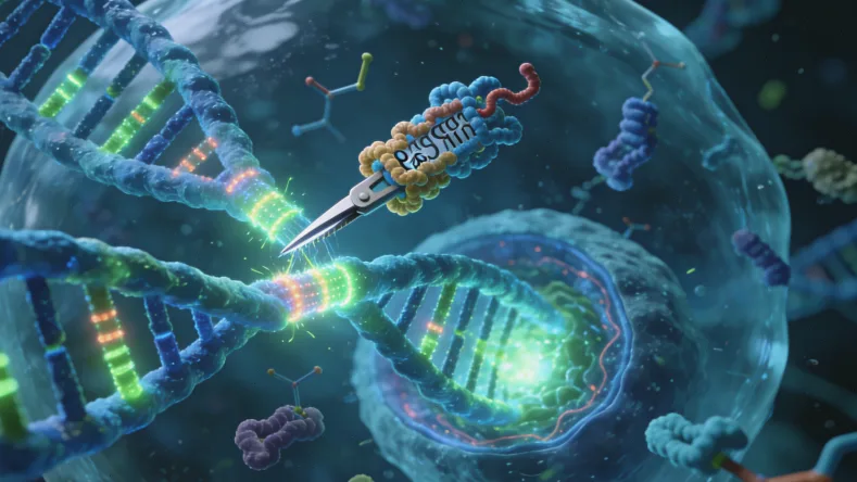 展示基因突变与不同癌症靶向药物匹配的示意图