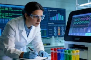 正常肾脏与多囊肾病肾脏对比示意图