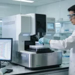 低盐饮食示意图：一把盐勺与新鲜蔬菜对比