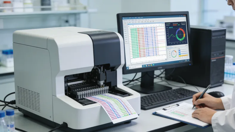 医生与患者共同查看肾脏CT影像