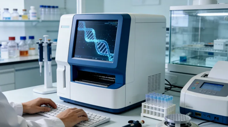 患者与医生共同查看化验单的沟通场景