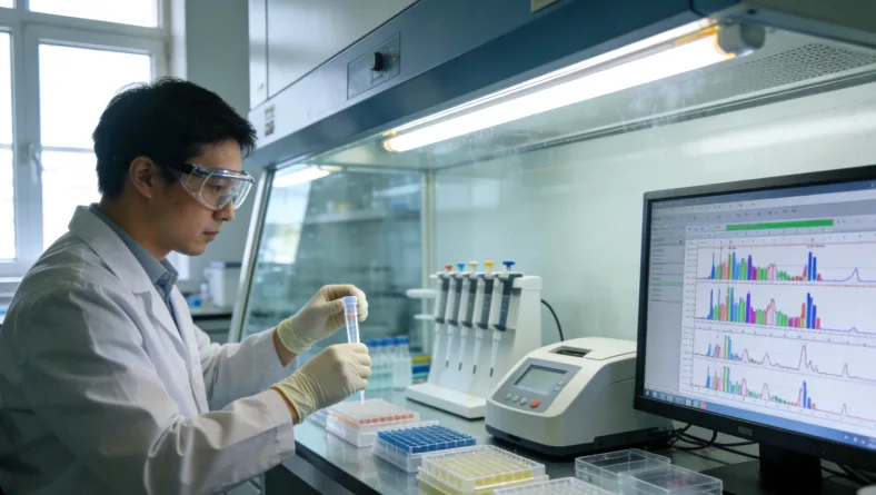 医生与女性患者进行孕前咨询沟通