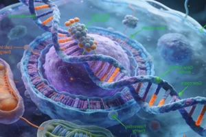 医生与患者共同查看肾脏B超影像