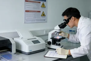 肾脏超声图像显示多发囊肿