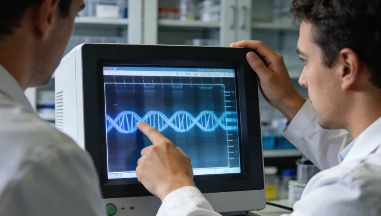 正常晶状体与Alport前圆锥形晶状体对比示意图