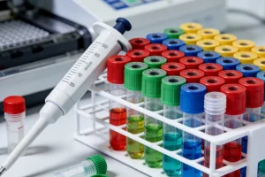 X连锁遗传模式示意图，展示基因传递路径