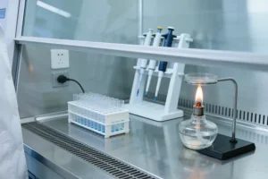 基因检测报告单与显微镜下的肾脏组织切片