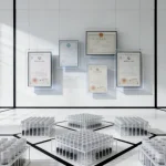 肾脏滤过膜结构示意图，显示蛋白漏出