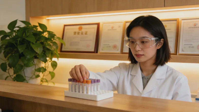 基因检测报告与遗传咨询场景图