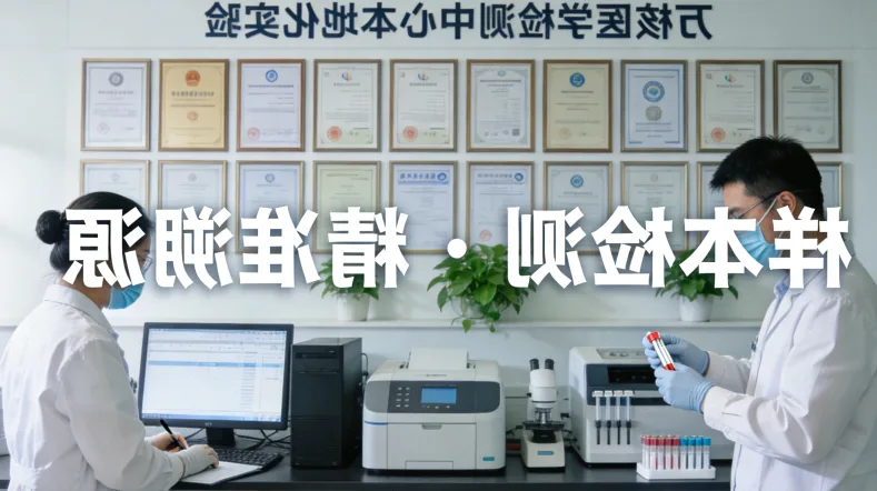 基因测序报告图表与DNA双螺旋结构示意图