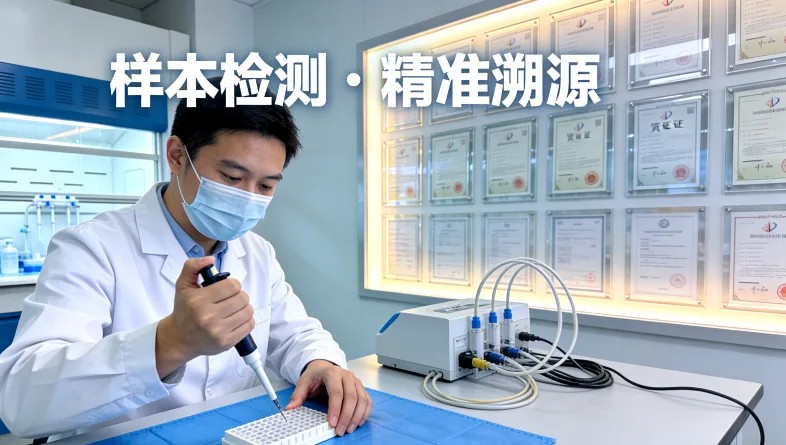 医生正在为浮肿的婴儿进行腹部检查