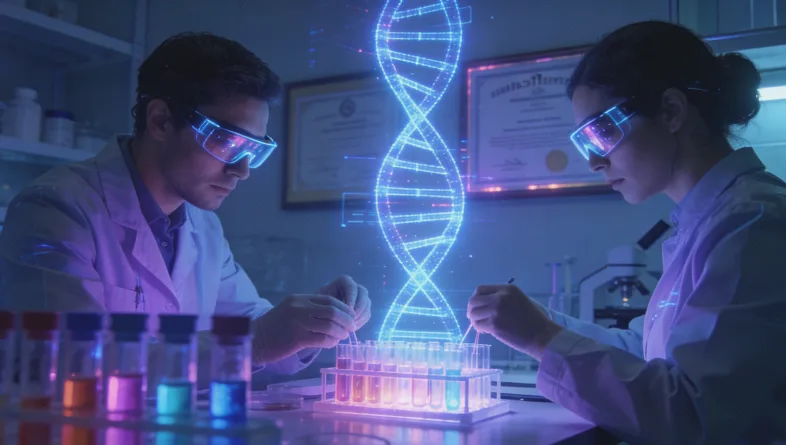 基因测序报告结果示意图