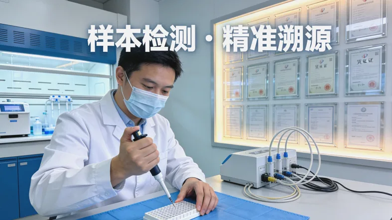 基因测序报告示意图，高亮显示致病突变位点