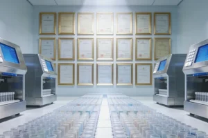 肾脏结构与肾小管示意图