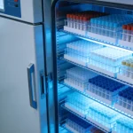 肾脏结构示意图，高亮显示受损的肾小管