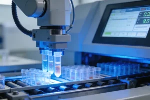 新鲜蔬菜与盐罐对比图