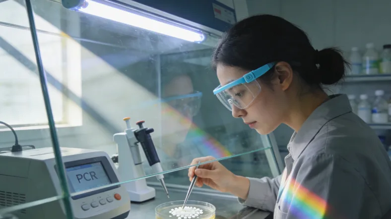 膝关节X光片对比：正常髌骨与髌骨缺失