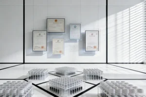 眼科医生为患者进行视力检查