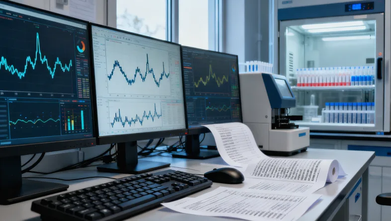 医生为咨询者讲解基因检测报告场景