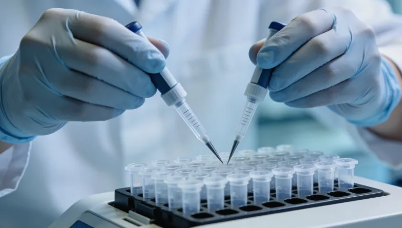 皮肤表皮与真皮连接结构示意图