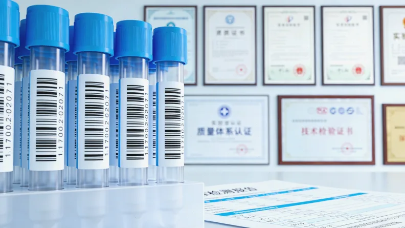 皮肤结构示意图，标注基因突变导致粘附蛋白缺陷