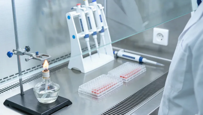 一位EB患儿的手部特写，展示指间挛缩与瘢痕