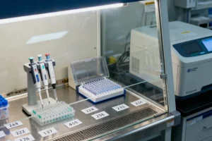 医护人员轻柔护理EB患儿皮肤的特写