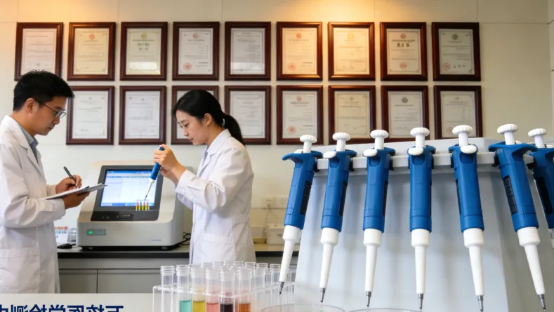 眼科医生为婴儿进行眼底检查