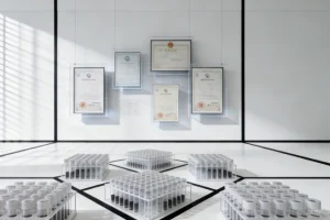 医生向家长解释新生儿听力筛查报告