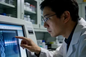 听力正常父母与听障宝宝的家庭示意图