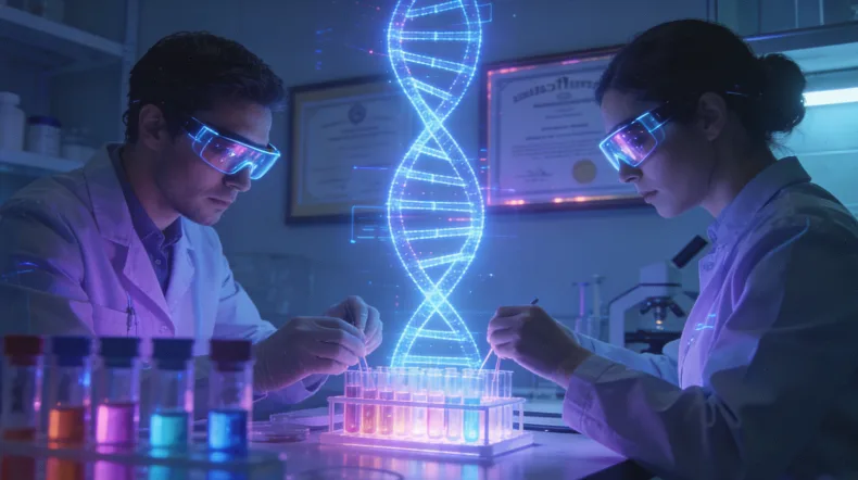 瓦登伯革氏综合征典型面部特征示意图