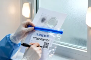 外胚层发育不良患儿典型面部特征示意图